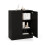 Black Freestanding Sideboard with Adjustable Shelves, 72x34x85.5 cm 1