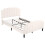 4ft6 Double Upholstered Bed Frame with Adjustable Chic Channel 7