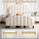 4ft6 Double Upholstered Bed Frame with Adjustable Chic Channel 11