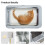 Bingopaw Stainless Steel Cat Litter Box with Litter Mat 9