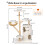 Bingopaw 55.91 inch Modern Cat Tree Tower with Basket 4