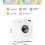 Living And Home 9KG Load Freestanding Washing Machine, 1400RPM 6
