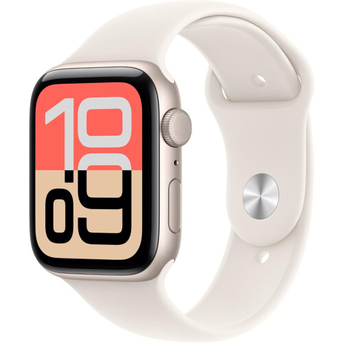 Apple Watch SE 3 GPS 44mm Alluminio Galassia MEHJ4 M/L Cinturino Sport Galassia
