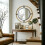 Nautical Round Wall Hanging Decorative Mirror 3
