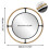 Nautical Round Wall Hanging Decorative Mirror 5