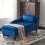 Velvet Chaise Lounge Sofa with Storage 2