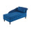 Velvet Chaise Lounge Sofa with Storage 7