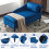 Velvet Chaise Lounge Sofa with Storage 10
