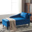 Velvet Chaise Lounge Sofa with Storage 11