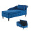 Velvet Chaise Lounge Sofa with Storage 14
