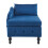 Velvet Chaise Lounge Sofa with Storage 16