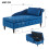 Velvet Chaise Lounge Sofa with Storage 17
