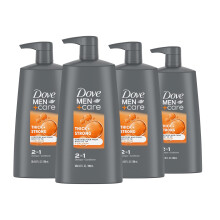 DOVE MEN+ CARE 2-in-1 Shampoo + Conditioner 4count