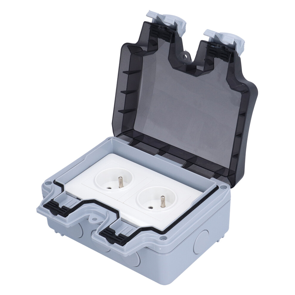 European Waterproof Power Socket 250V 16A Dustproof Outdoor Plug 4611382406142