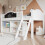 3ft single bed 90×190cm, Two-step inclined staircase 3