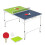 Portable Table Tennis Table Set, 120 x 76 cm, Adjustable Height 1