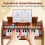 Digitales Kinderpiano mit 25 Tasten - Einstellbare Geschwindigkeit, Braun 4