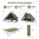 Camping Tent with Cot for 2, Waterproof, Portable 2