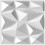 3D-Wandpaneele, Rautenmuster, 50er-Packung, 4,5 m² Abdeckung 1