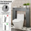 WC-Schrank mit verstellbaren Einlegeböden, Grau 4