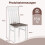 Set mit 2 armlosen Esszimmerstühlen, ergonomisch, braun 2