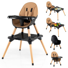 6-in-1-Babyhochstuhl mit Doppeltablett