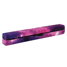Barra de equilibrio plegable para gimnasia infantil de 270 cm, color morado