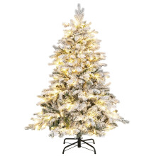 135 cm hoher künstlicher Weihnachtsbaum mit LED-Beleuchtung