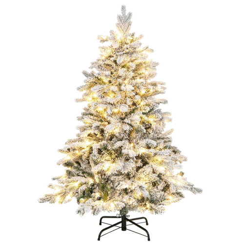 Árbol de Navidad artificial de 135 cm con luces LED