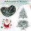 Árbol de Navidad artificial de 135 cm con luces LED 5