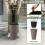2-Piece Weatherproof Planter Set with Drainage, 45 cm 4