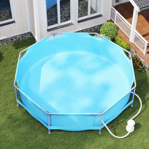 Runder Aufstellpool 3 m x 76 cm mit Filterpumpe 1