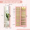 Jewelry Cabinet with Mirror, LED Lighting, Lockable, Pink 2