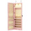 Jewelry Cabinet with Mirror, LED Lighting, Lockable, Pink 1