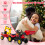 Bulldozer infantil 3 en 1 con remolque y pala 3