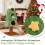 Weihnachtskratzbaum mit Sisalstamm, 162 cm, Grün 5