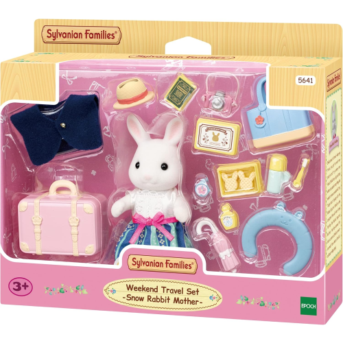 Sylvanian Families Sylvanian Weekend Travel Set Snow Rabbit Mother - Board Game 1