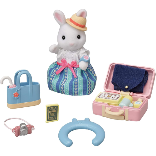 Sylvanian Families Sylvanian Weekend Travel Set Snow Rabbit Mother - Board Game