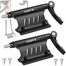 2pcs Aluminum Alloy Bicycle Front Fork Mount, Quick Release For Mtb Rear Rack/car Roof Rack