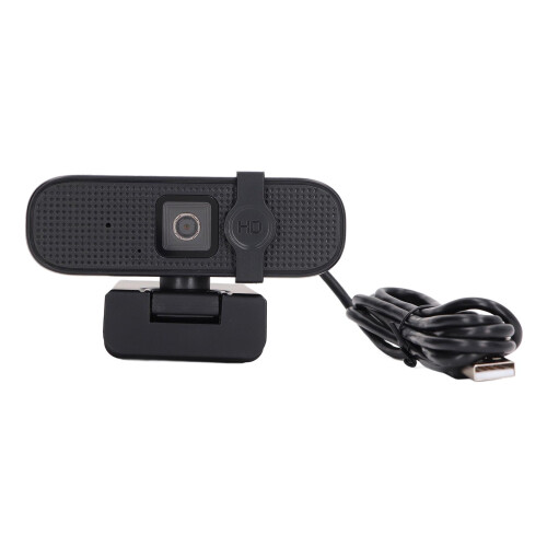 High Performance Webcam With HDR Technology, Plug And Play Webcam Compatibility For Laptop Desktop, Built-In Mics Automatic Light Calibration, Wide