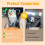Bingopaw Dog Car Back Seat Extender Protector Rear Cover 5