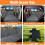 Bingopaw Dog Car Back Seat Extender Protector Rear Cover 7