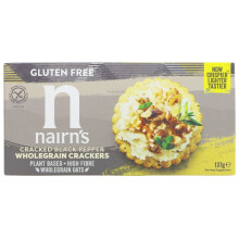 Nairn's Cracked Black Pepper Cracker 137g (Pack of 8)