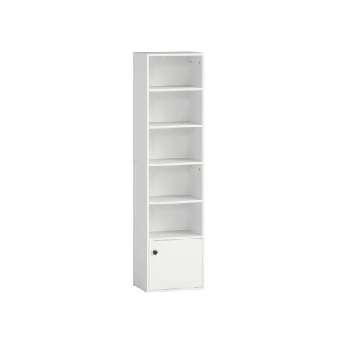 6-Tier 156 cm Tall Bookcase - White