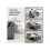 2 Seater Click Clack Sofa Bed with Pull Out Design, Corduroy Upholstery - Charcoal Grey 4