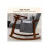 Wood Frame Rocking Accent Chair - Grey 6