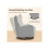 Corduroy Rocking Armchair - Grey 4