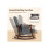 Wood Frame Rocking Accent Chair - Grey 4