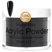 120g Clear Acrylic Nail Powder LongLasting Crystal Formula for Extensions and French Manicure