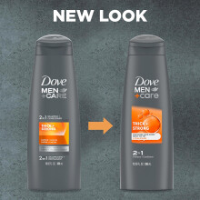DOVE MEN+CARE 2 in 1 Shampoo+Conditioner Pack of 6